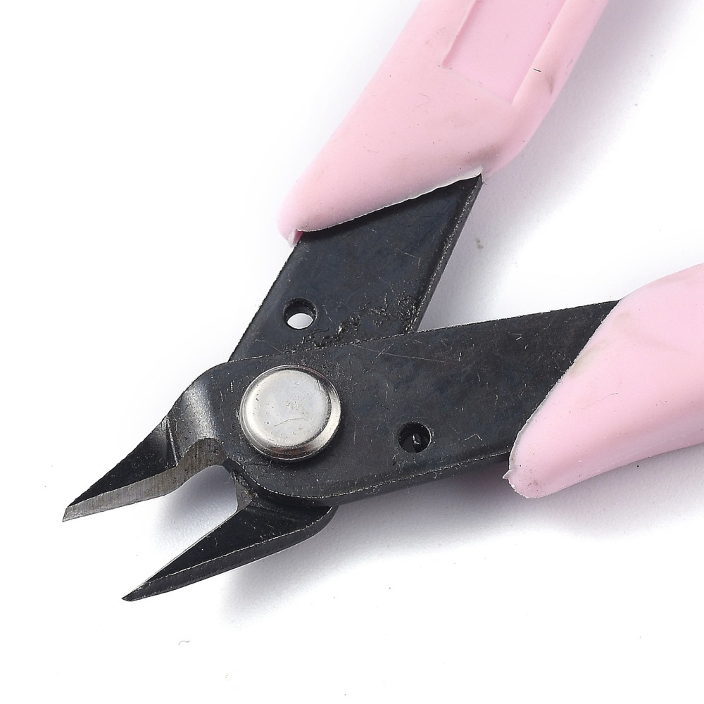 Carbon Steel Flat Nose Pliers for Jewelry Making Supplies, Polishing,  Black, Gunmetal,12.5cm long