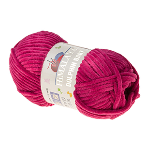 75907 Himalaya Dolphin Baby Velvet Yarn ,For Blankets,Scarves,Cardigans  100gr/120Meters/ Magenta Color,80343 Polyester ,Material 100%  Polyester,Winter,Tunisian Crochet Hook no 6-7 (1 0) - Suzukyoto
