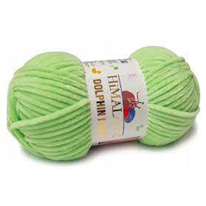 78540 Himalaya Dolphin Baby Velvet Yarn ,For Blankets,Scarves,Cardigans  100gr/120Meters/ 80350-Light Green, Polyester ,Material 100%  Polyester,Winter, (15 7) () - Suzukyoto