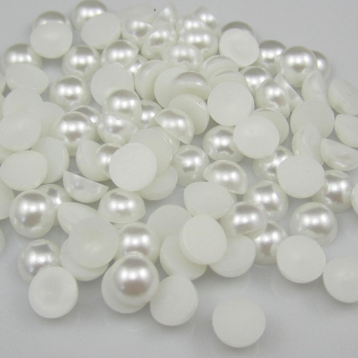 CH38952 Acrylic Cabochon Pearl Stones ,For Jewelery/Decoration